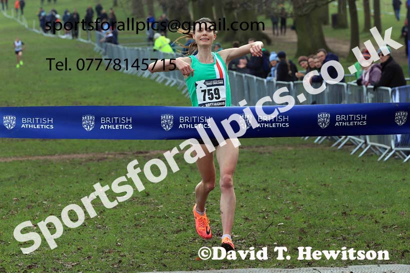 Senior Women, 2024 CAU Inter Counties Cross Country Champs., Wollaton Park, Nottingham. Photo: David T. Hewitson/Sports for All Pics